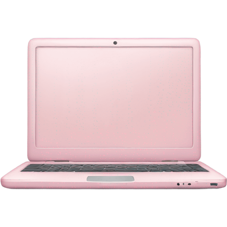 Light pink laptop emoji