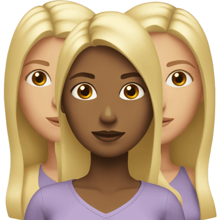 three sisters who are blonde emoji