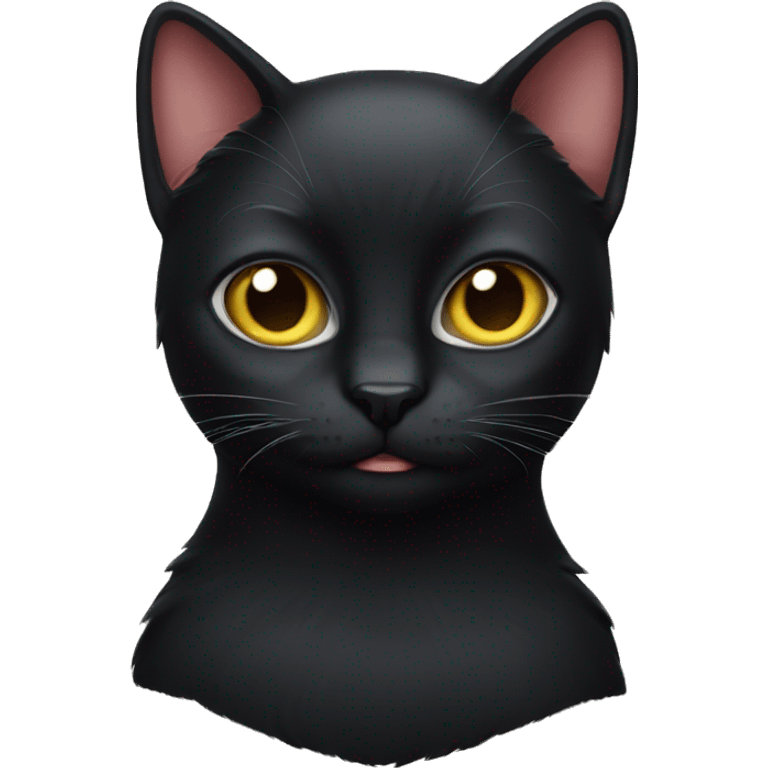 Black cat  emoji