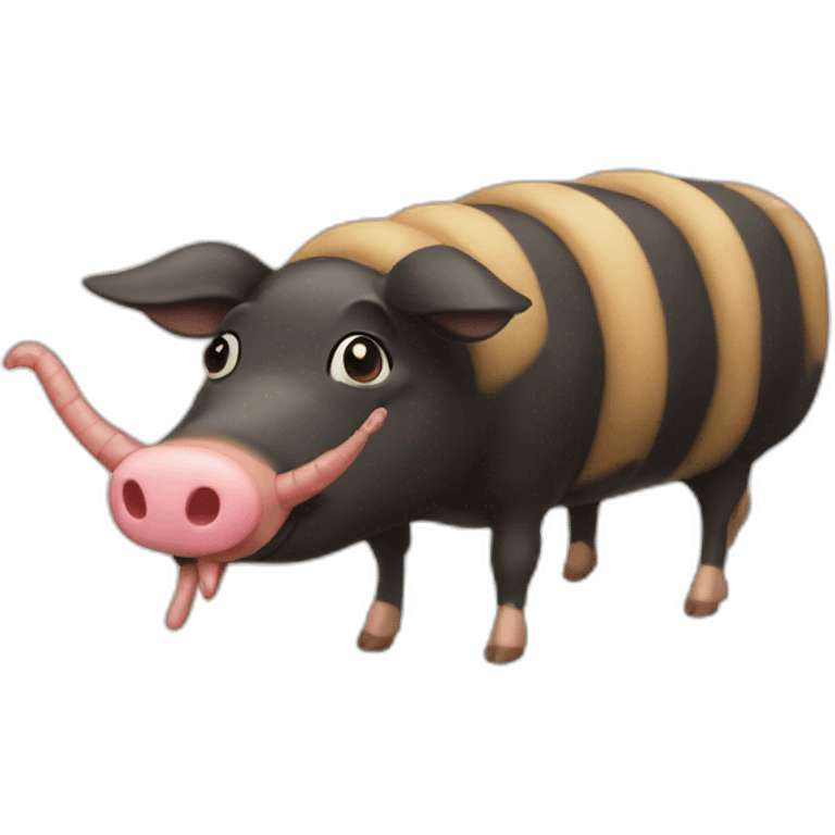 Centipede pig cow emoji