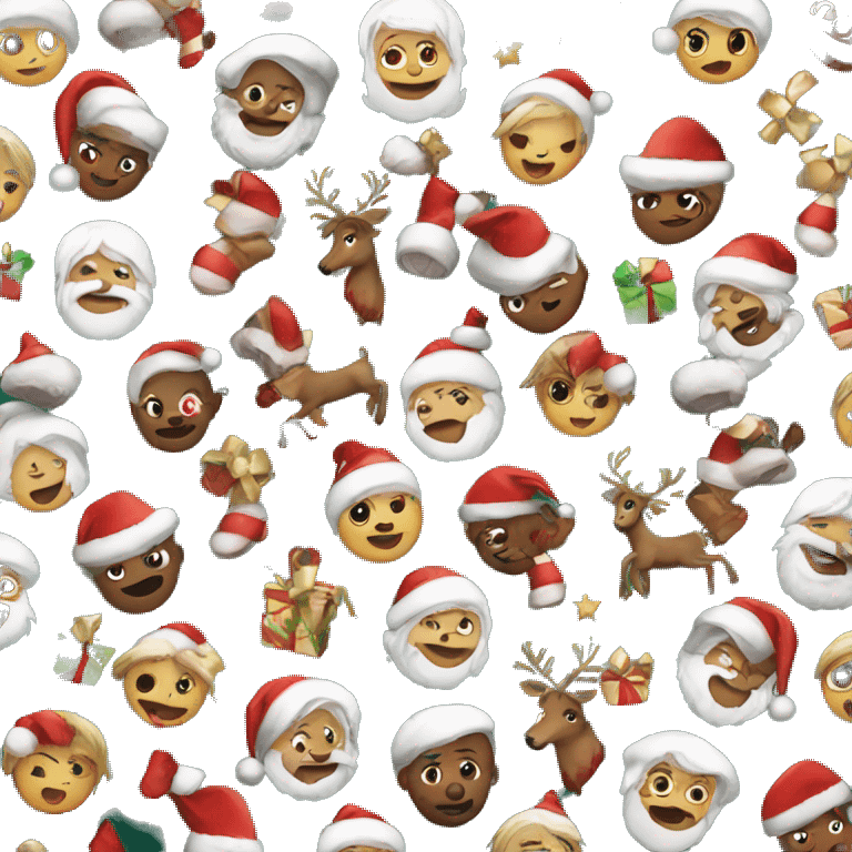 Christmas emojis emoji