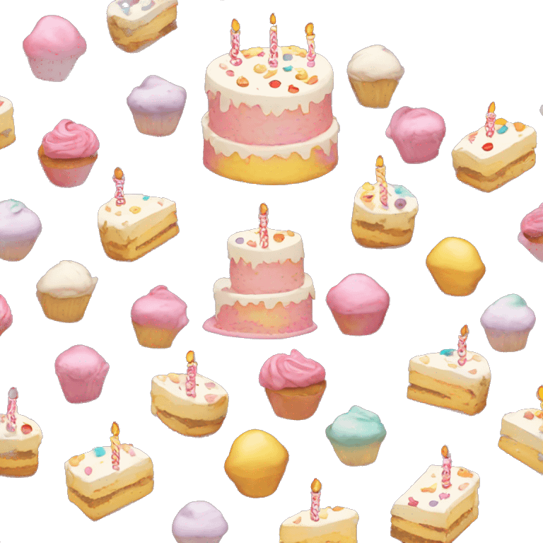 Birthday cake emoji