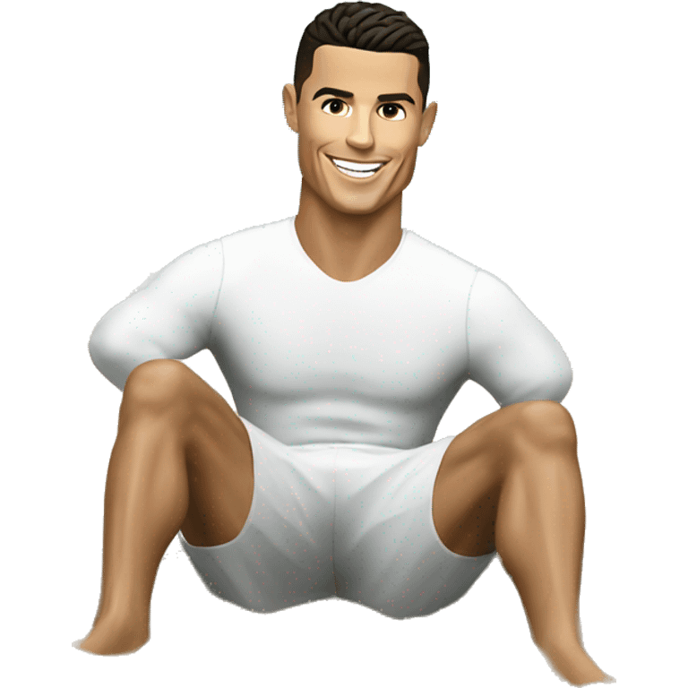 cristiano Ronaldo on beach emoji