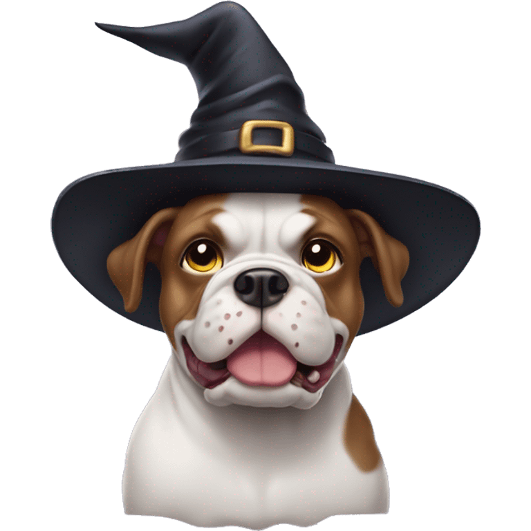 witch bull dog emoji