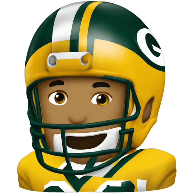 Green Bay packers cheesehead emoji