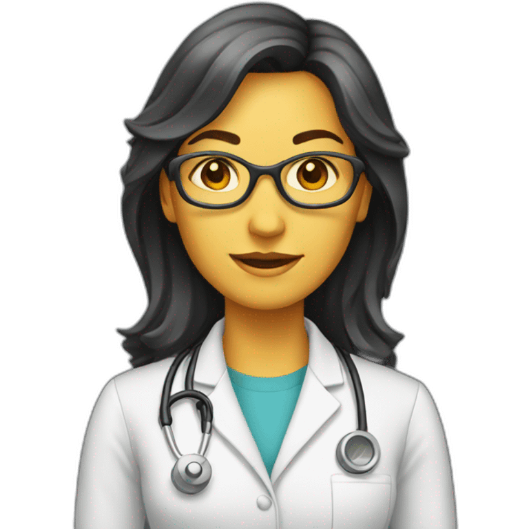 science, woman emoji