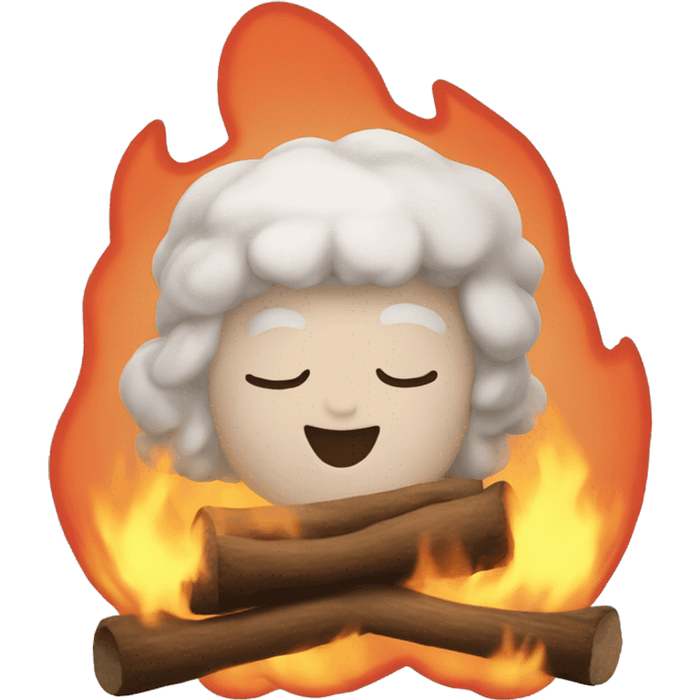 Cozy fire emoji