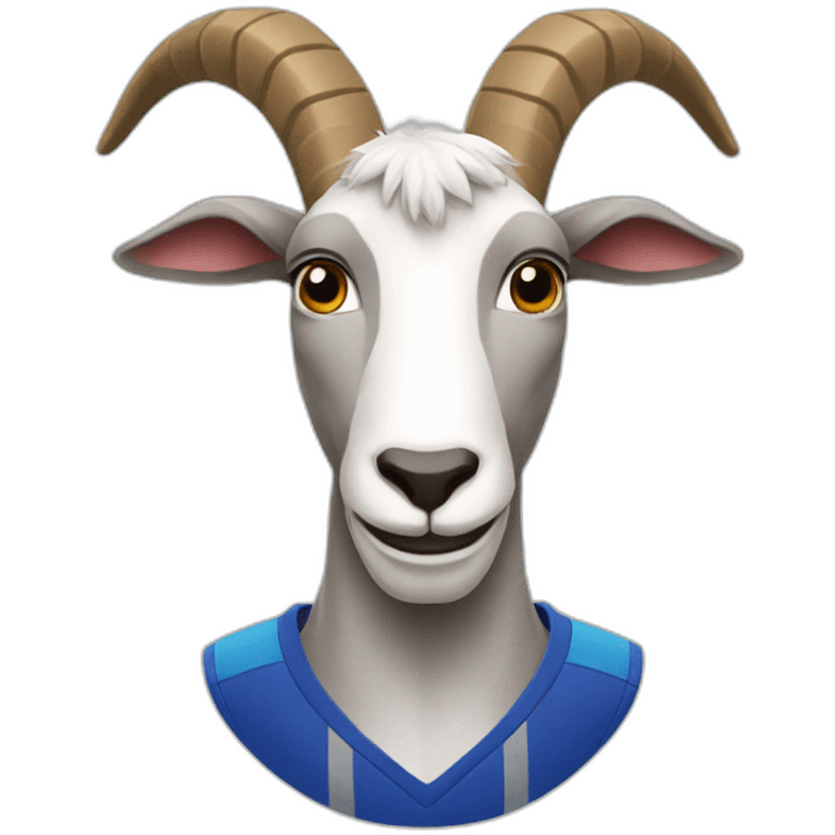 Goat of football ⚽ emoji