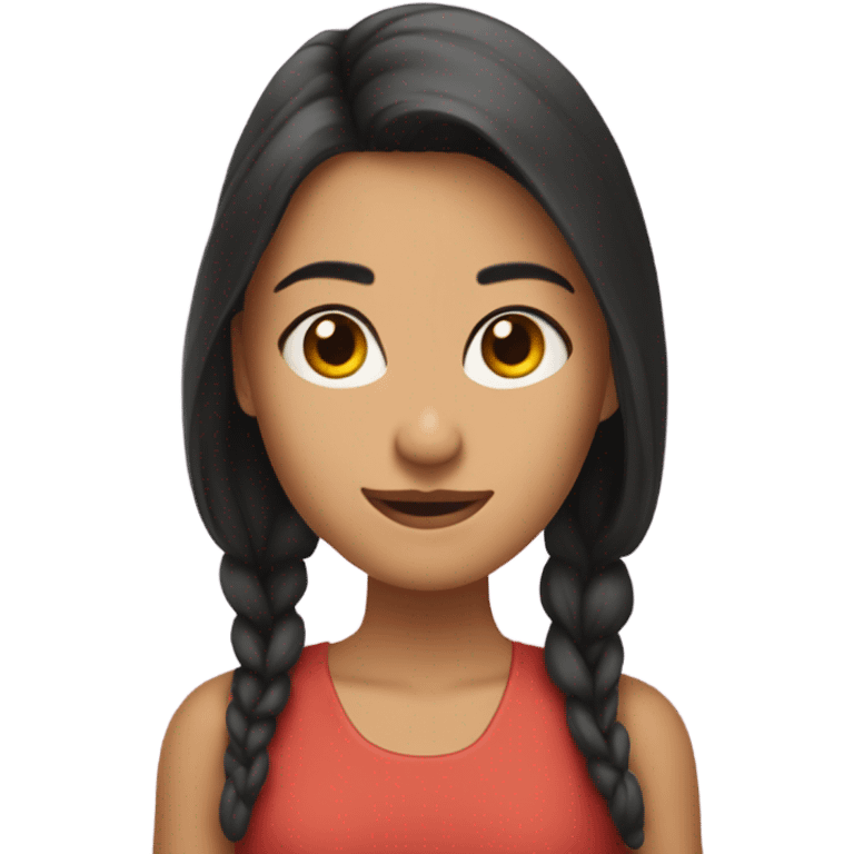 garota morena emoji