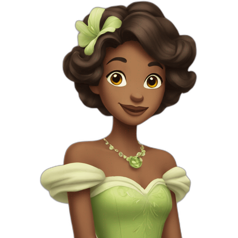 The princess and the frog  emoji