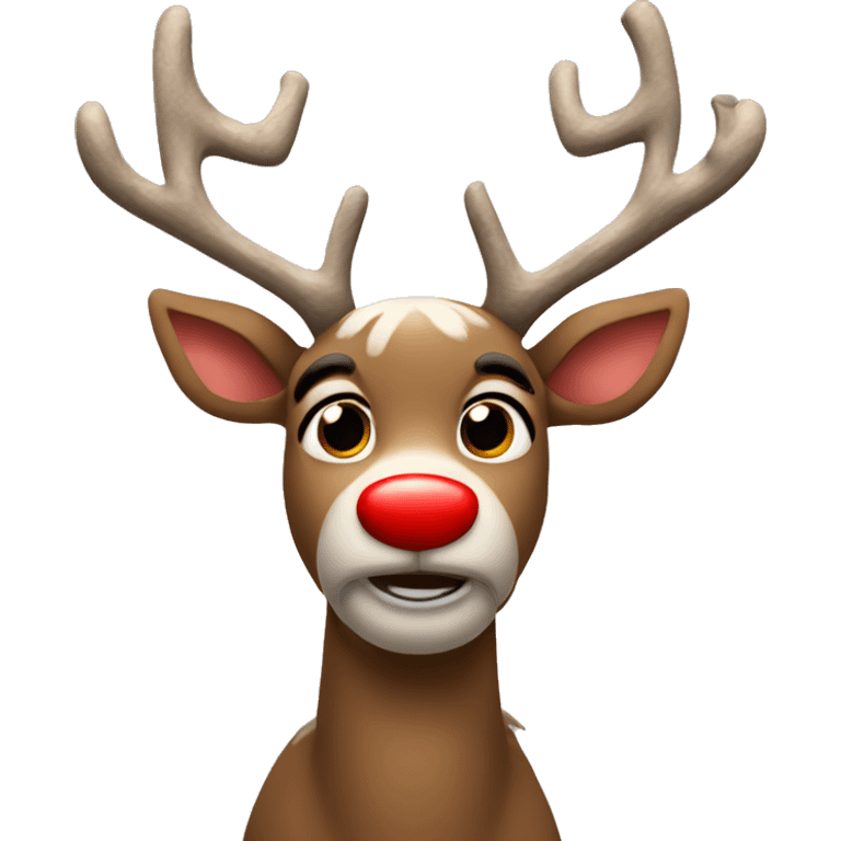 Red Nosed Reindeer emoji