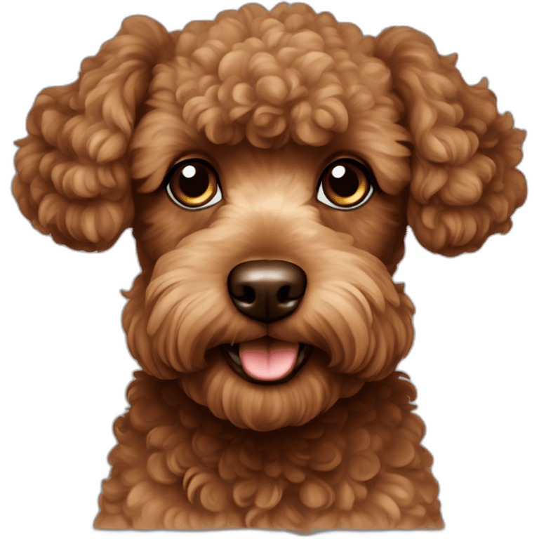 Brown-toy-poodle emoji