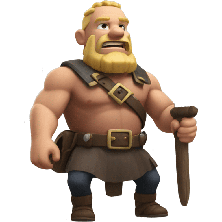 Dad hog rider from clash of clans emoji