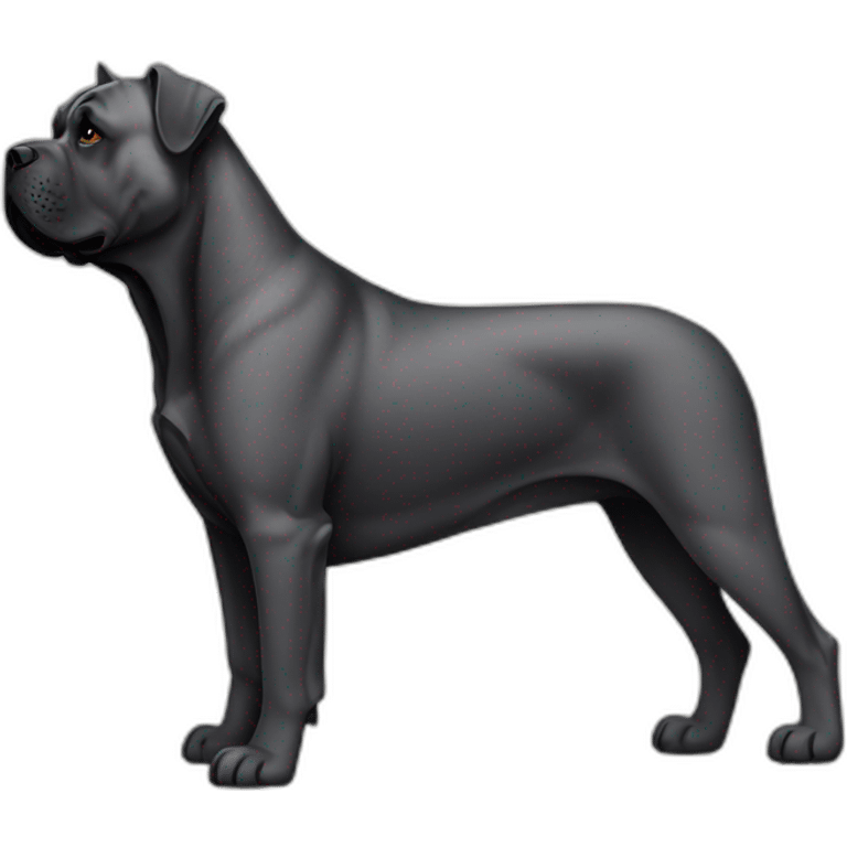 dog Cane Corso in profile emoji