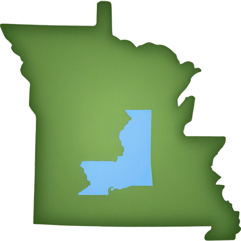 outline of USA state Minnesota emoji