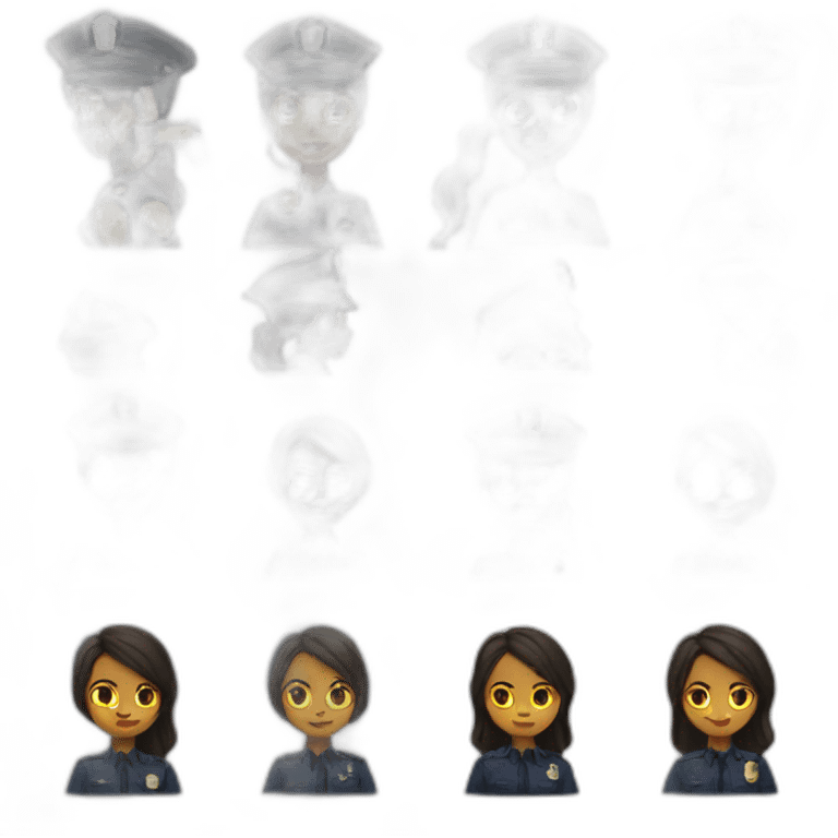 woman police emoji