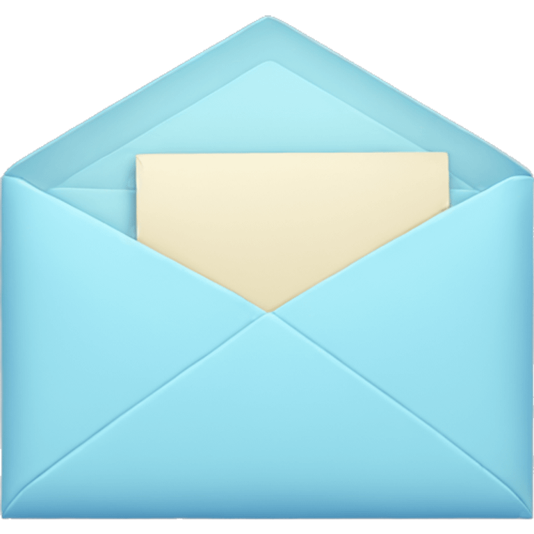 pastel blue envelope emoji