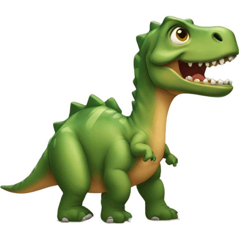 Dinosauro a tre teste emoji