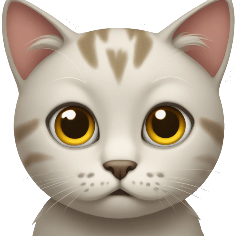 Cat Worried respectfully  emoji