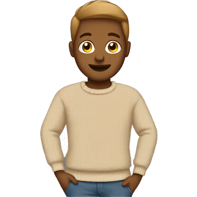 Beige jumper  emoji