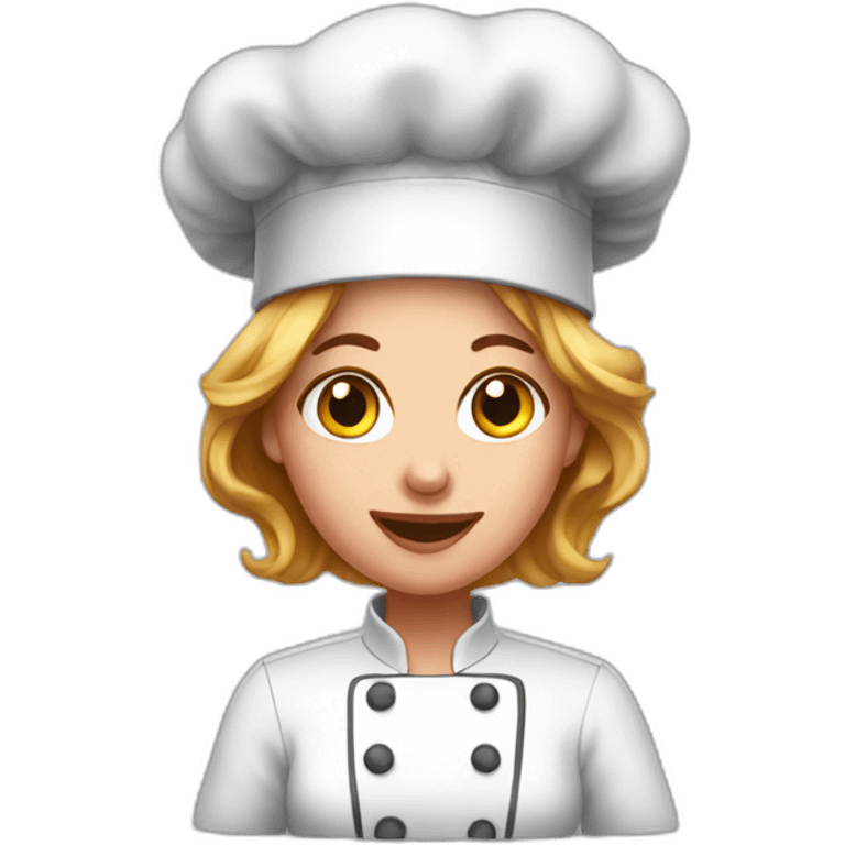 Female cook big ham emoji