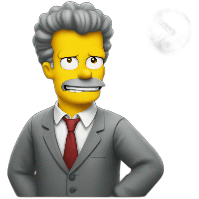 Bart simpson as a teacher emoji