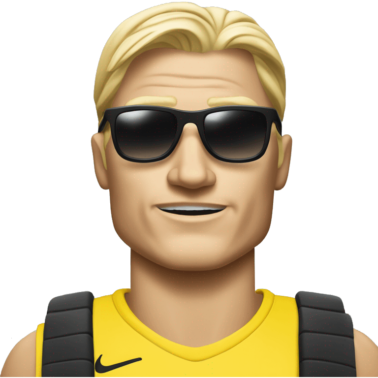 Erling haaland wear a sunglasses  emoji