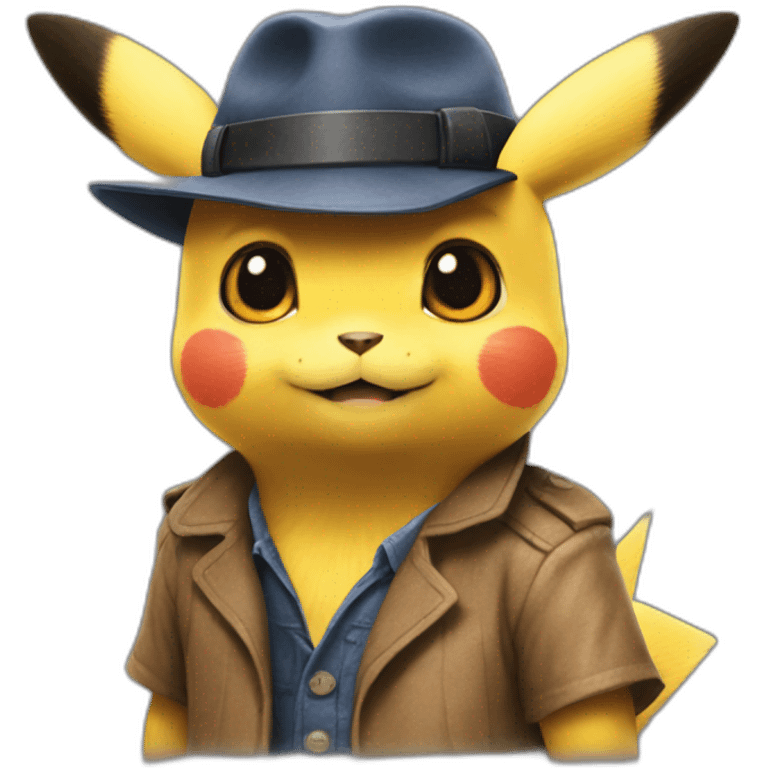 Detective pikachu emoji