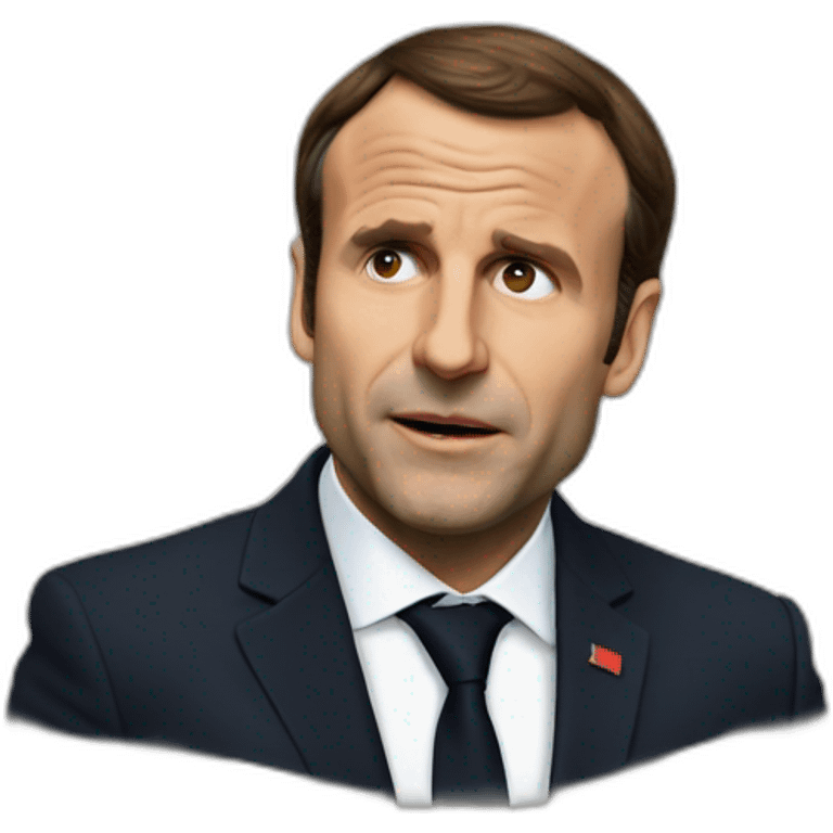 macron démission emoji