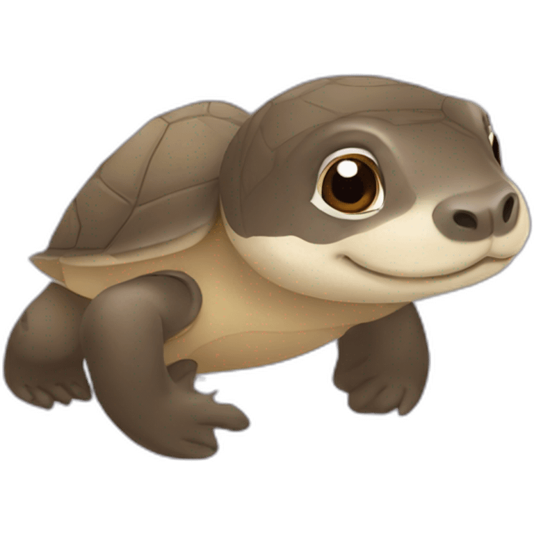 Tortue loutre emoji