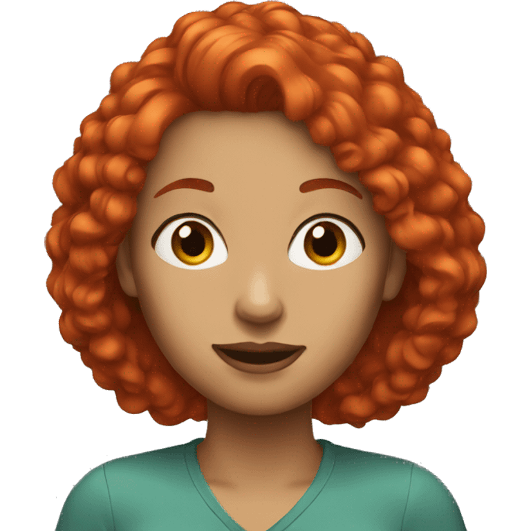 woman red hair emoji