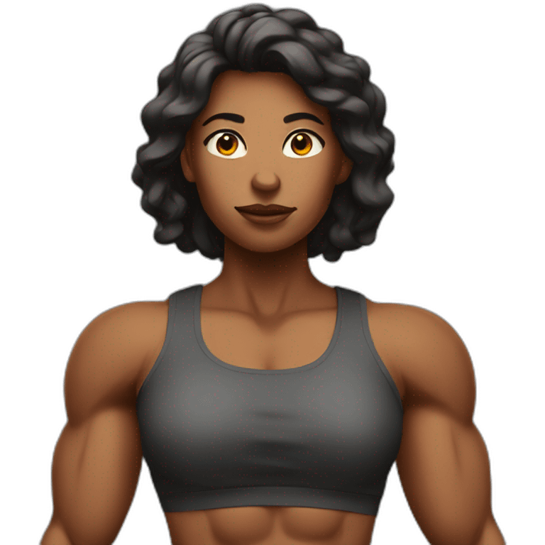 Muscular woman emoji