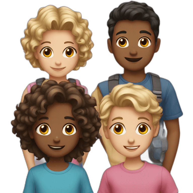 3boys and 3girls emoji