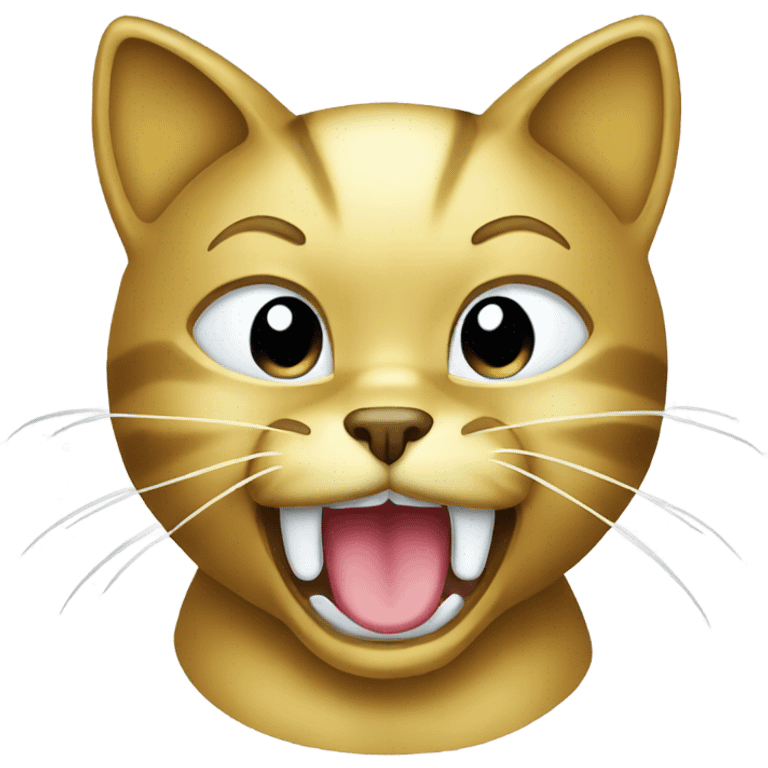 cat crying gold emoji