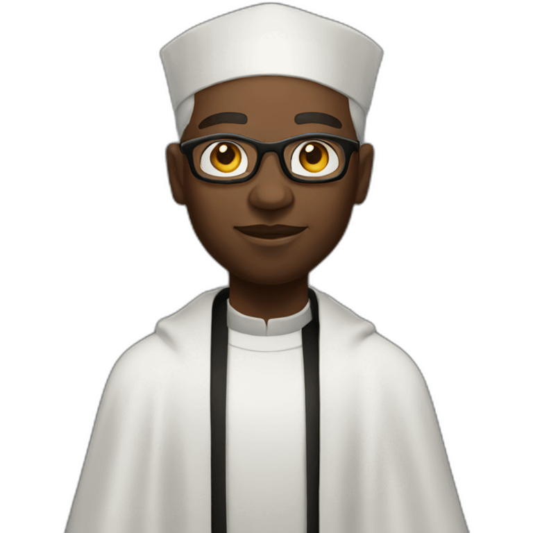 black priest emoji