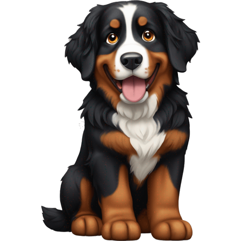 Bernese mountain dog  emoji