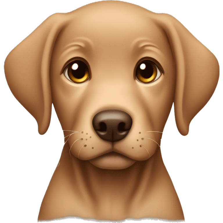 Brown Labrador puppy emoji