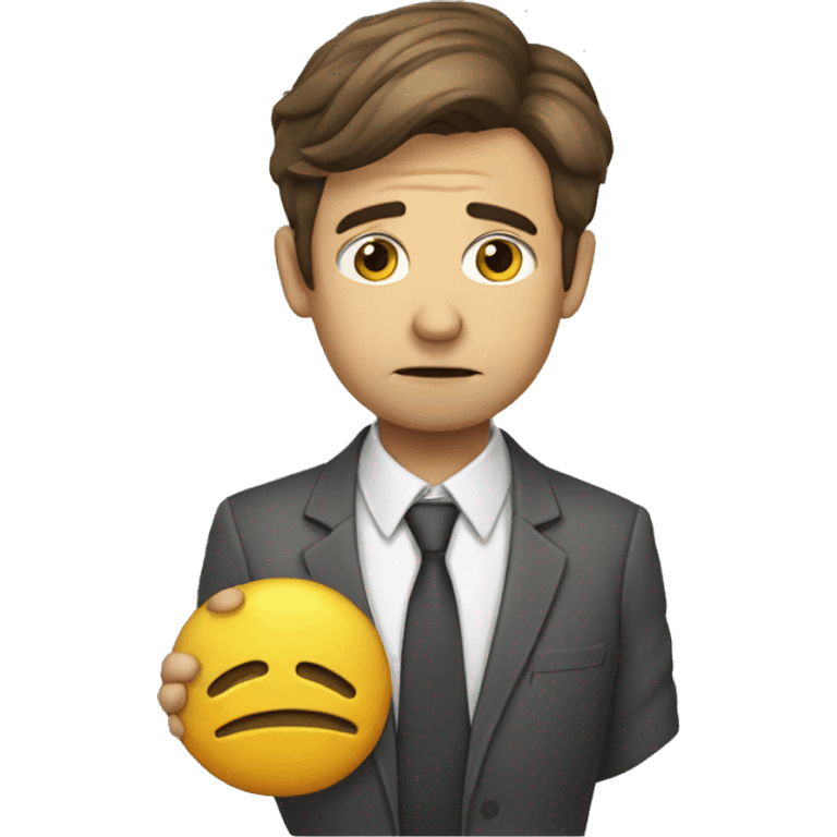 sad busy season accountant  emoji