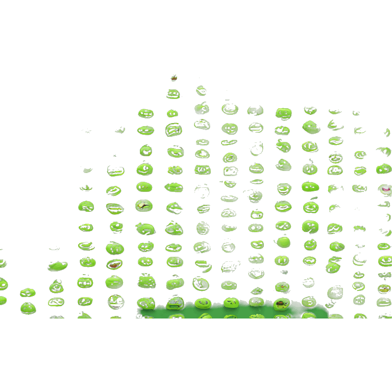 macbook has fully green wallpaper emoji