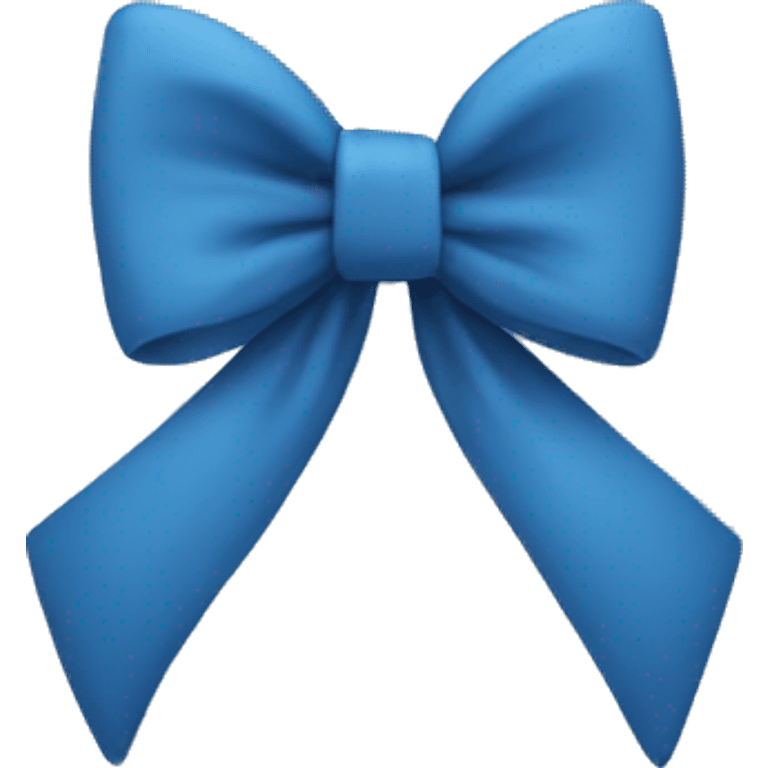 blue bow emoji