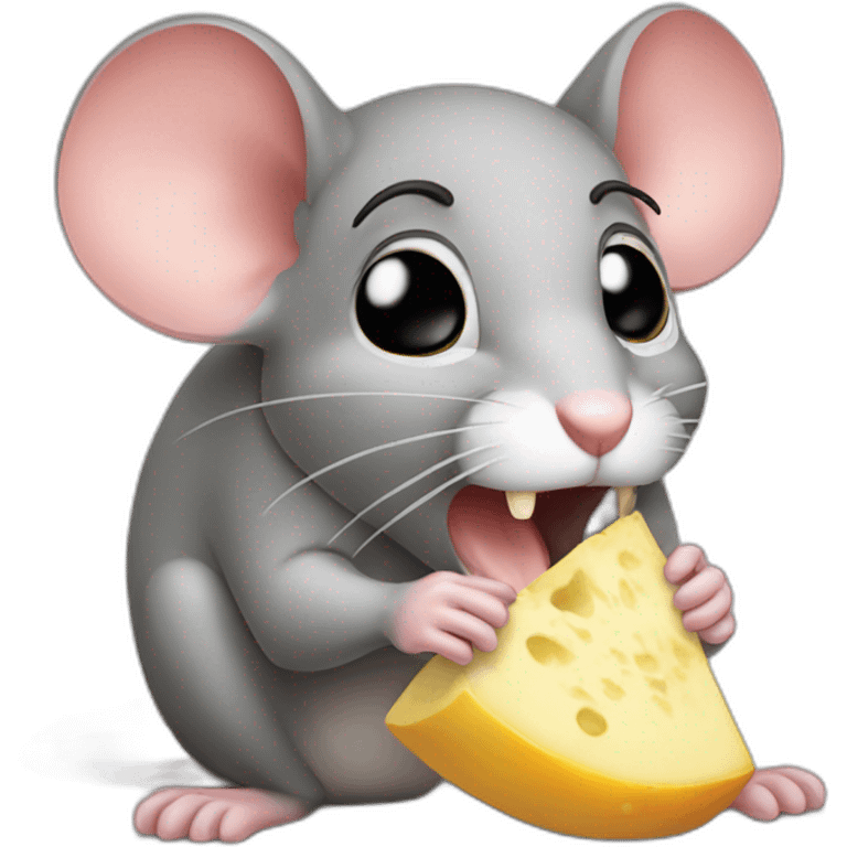 mouse-eating emoji