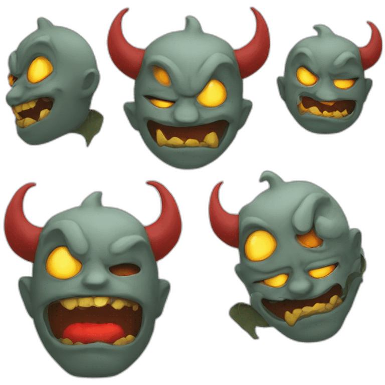 demon with bills emoji