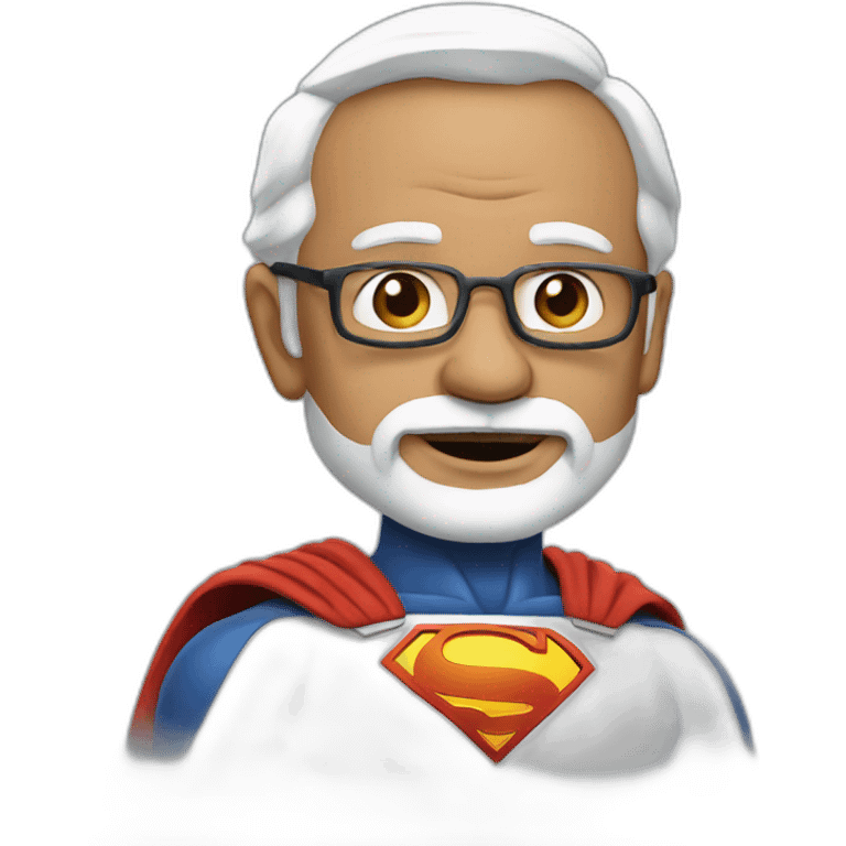 Modi super man emoji