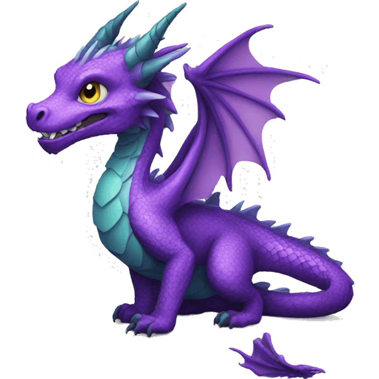 purple dragon emoji