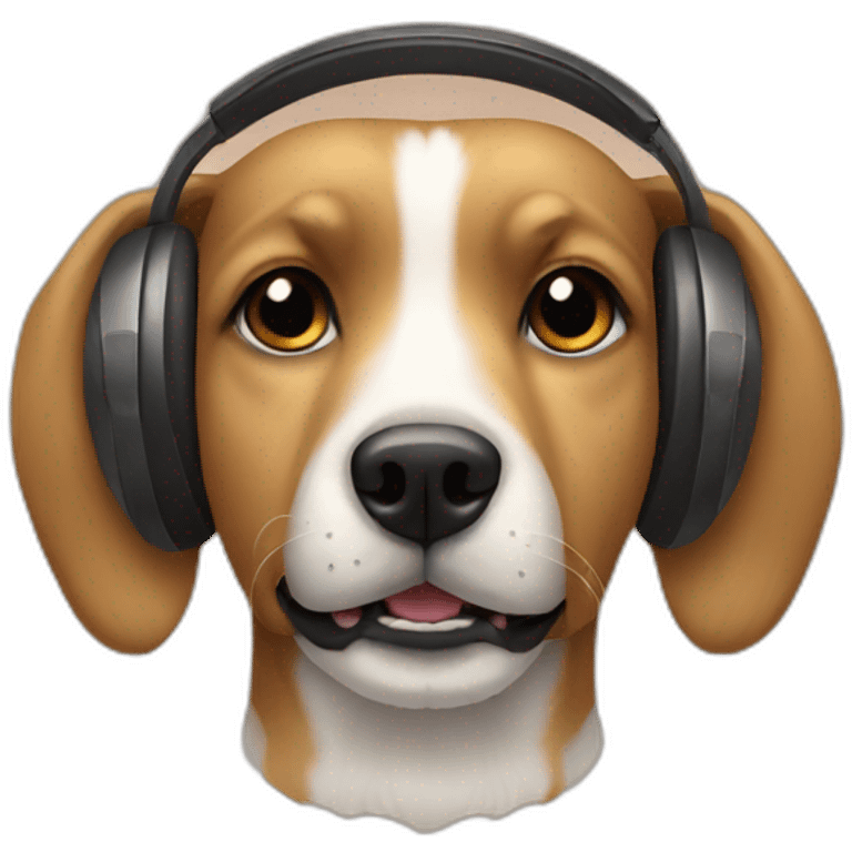 dog dj emoji