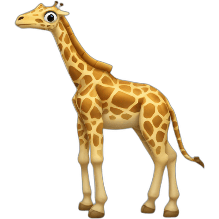 Une girafe en tortue ninja emoji