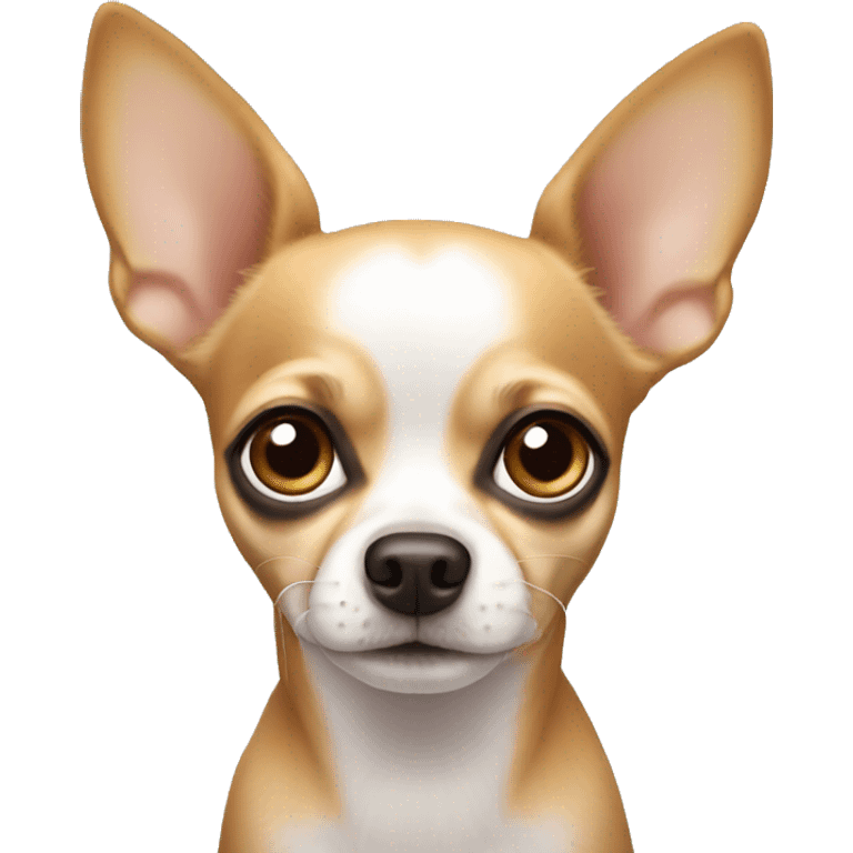 Chihuahua with puppy eyes emoji