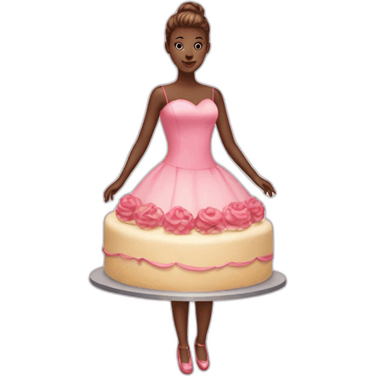 dress and cake emoji