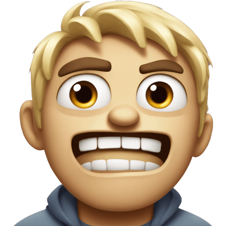 Inside out anger, detailed, disney style emoji