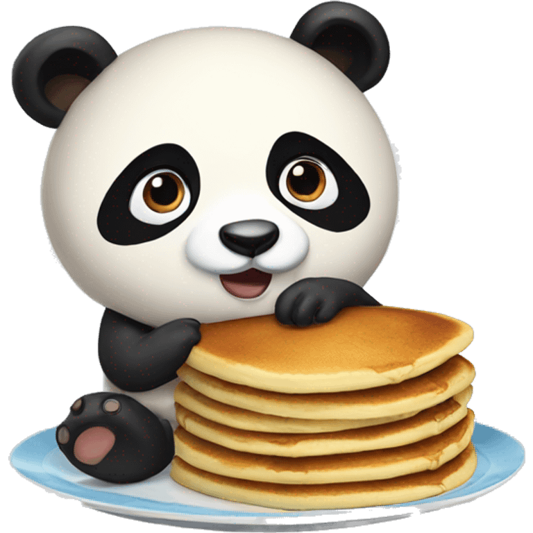 panda pancake emoji